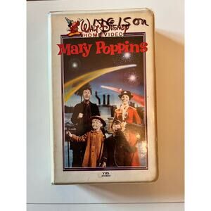VINTAGE 1964 RARE Walt Disney Home Video Mary Poppins VHS Clamshell Case